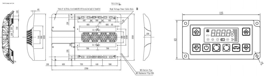 Electric Bus Air Conditioner Diagram