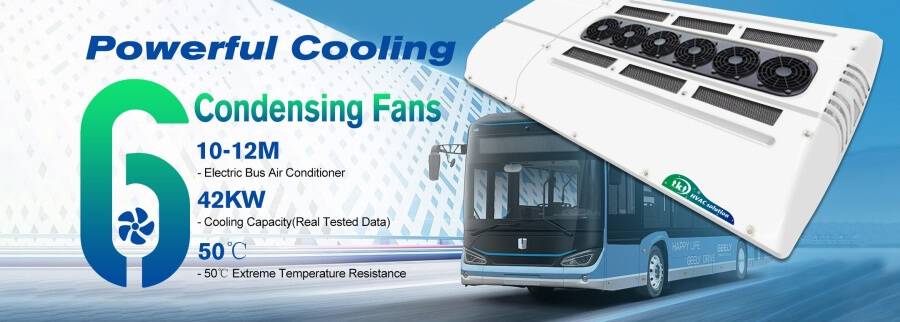 Electric bus air conditioning