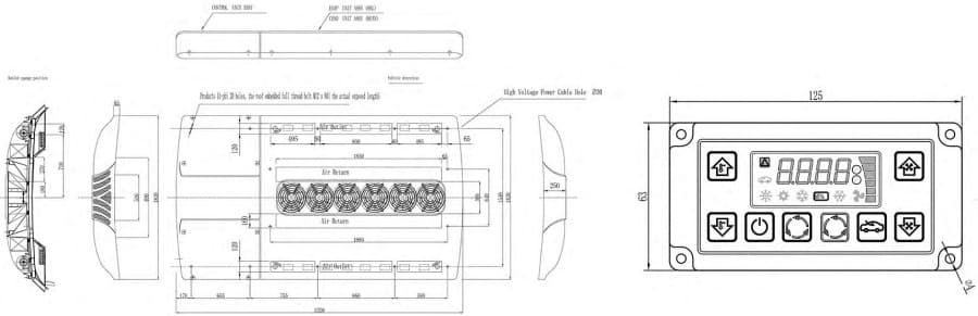 Electric bus air conditioning