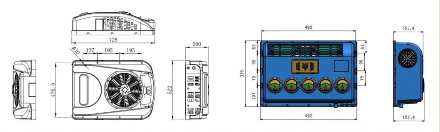 rv split air conditioner