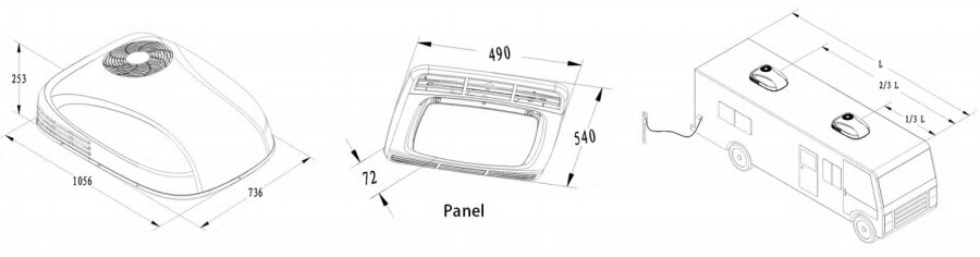 Low Profile RV Air Conditioner