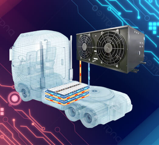 Gestion thermique du système de batterie de véhicule de camion électrique