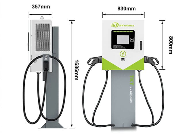 Cargador de CC para vehículos eléctricos