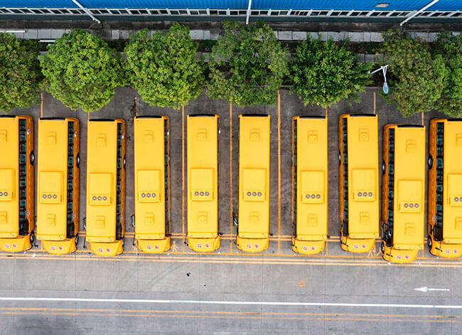 school bus air conditioner